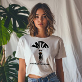 家具をゴミ箱に入れる Tシャツ