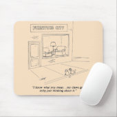 家具を引き裂いている猫 マウスパッド (マウス)