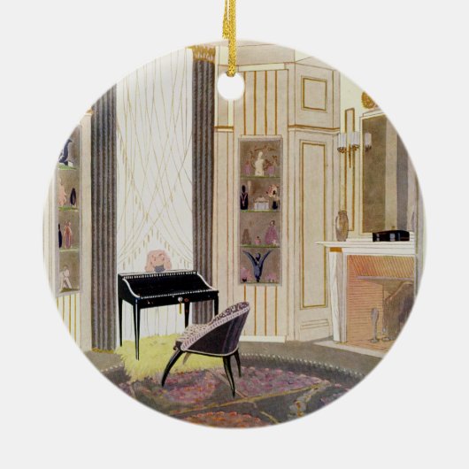 家具を持つインテリアはRuhlmannによって、から設計しました セラミックオーナメント (裏面)