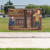 家具カスタマイズ組立サービス 横断幕 (インサイチュ)