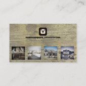 家具カスタム建築木工事業 名刺 (裏面)