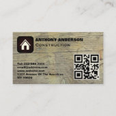 家具カスタム建築木工事業 名刺 (正面)