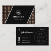 家具レザーソファーデザインプロフェッショナル 名刺 (正面/裏面)