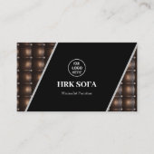 家具レザーソファーデザインプロフェッショナル 名刺 (正面)