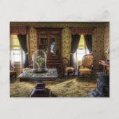 家具付ビクトリアンきリビングルーム ポストカード (正面)