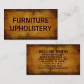 家具内装品アンティーク名刺 名刺 (正面/裏面)