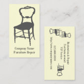 家具及びアンティークの修理及び復旧 名刺 (正面/裏面)