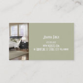 家具店の名刺 名刺 (裏面)