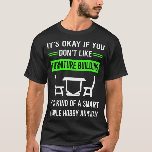 家具建物ビルダー大工大工 Tシャツ (正面)