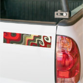 家具素晴らしフラクタル バンパーステッカー (トラック上)