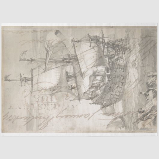 家具航海のデコページティッシュペーパー 薄葉紙 (正面)