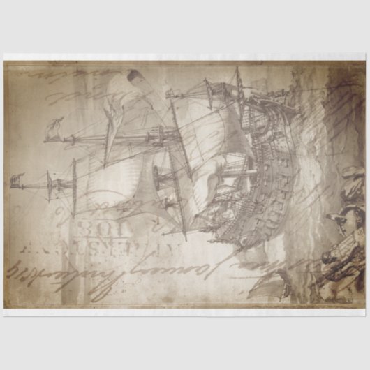 家具航海のデコページティッシュペーパー 薄葉紙 (正面)