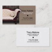 家具製造販売業の専門家、家具デザイナー 名刺 (正面/裏面)