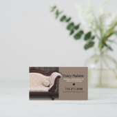 家具製造販売業の専門家、家具デザイナー 名刺 (スタンド正面)