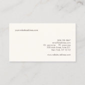 家具調達者 名刺 (裏面)