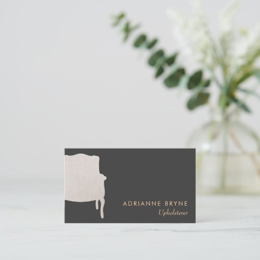 家具調達者 名刺 (スタンド正面)