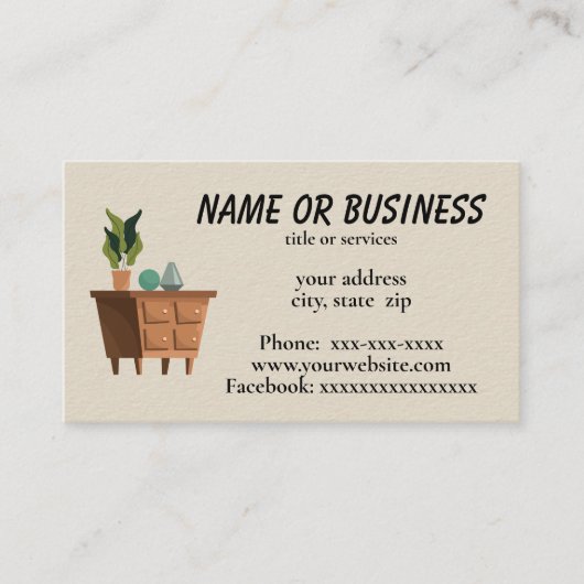 家具 名刺 (正面)