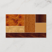 家具/大工名刺木目 名刺 (裏面)