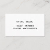 家内清掃メイドツール 名刺 (裏面)