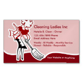 家内清掃係 マグネット名刺 (正面)