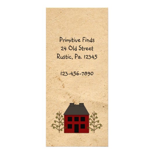 家初期の棚カードのブックマーク ラックカード (正面)