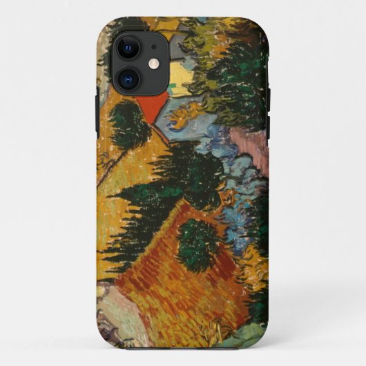 家及びPloughmanとのフィンセント・ファン・ゴッホ|の景色 Case-Mate iPhoneケース (裏面)
