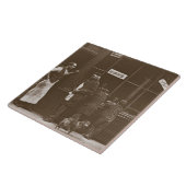 "家囚人"1876-77年(woodburytype) タイル (側面)