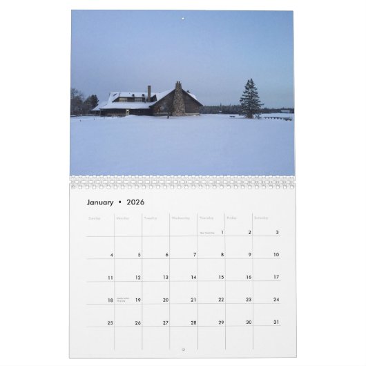 家国際的屋のカレンダー カレンダー (1月 2026)