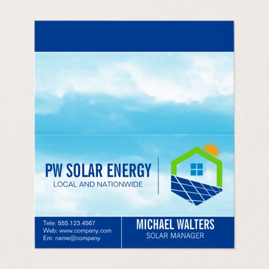 家太陽の力 |空 名刺 (外部フラット)