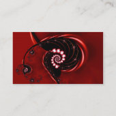 家宝かわいい抽象芸術自然パターン 名刺 (裏面)