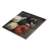 家宝のトマト、黄色いタマネギ、赤タマネギ、ショウガ タイル (側面)