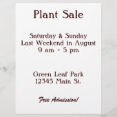 家宝ガーデナーカスタムチラシ チラシ (裏面)