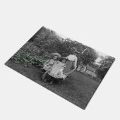 家宝ガーデニングガーデンマザー娘1890 ドアマット (アングル)