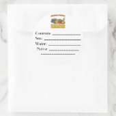 家宝ガーデンカスタムズのシードパケットラベル ラウンドシール (バッグ)