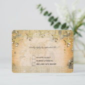 家宝バラ結婚金ゴールドズザスターズRSVP 出欠カード (スタンド正面)