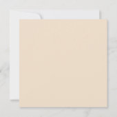 家宝ヴィンテージアイボリーバラ水の色結婚の 招待状 (裏面)