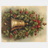 家宝調和フェスティバルクリスマスブランケット フリースブランケット (正面(横))