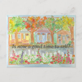 家実在マーケティングメーラーを販売する不動産 ポストカード