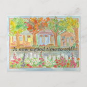 家実在マーケティングメーラーを販売する不動産 ポストカード (正面)