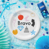 家実在主婦オールスターズ紙プレート ペーパープレート (パーティー)