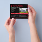 家実在屋の売り込み騒ぎ？ちょうど売りP チラシ (手)