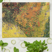 家屋の裏の庭 ヴィンセント・ヴァン・ゴッホ キッチンタオル (折り畳み)