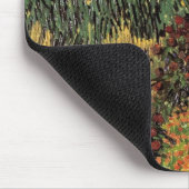 家屋の裏の庭 by ヴィンセント・ヴァン・ゴッホ マウスパッド (コーナー)