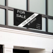 家屋売却 横断幕 (ビルの外側)