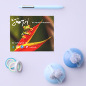 家屋市場に飛び込む実在と、家のカエルのポーを売る チラシ (シングル)