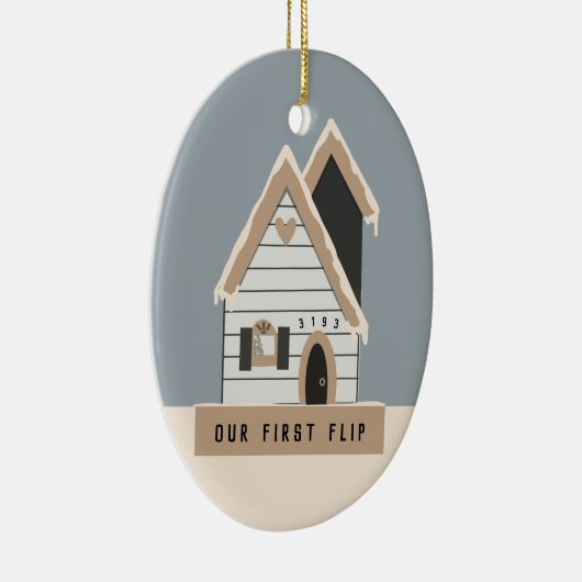 家屋建実在地 セラミックオーナメント (右)