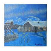 家屋敷の小屋 タイル (正面)