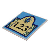 家屋番号、パーソナライズ、番号編集 タイル (側面)