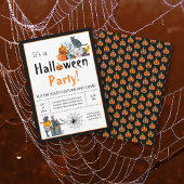 家幽霊のよく出るとハロウィーンの要素の衣装パーティー 招待状