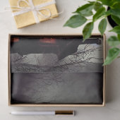 家幽霊のよく出ると生き物の飛んでいる分離 薄葉紙 (ギフト)